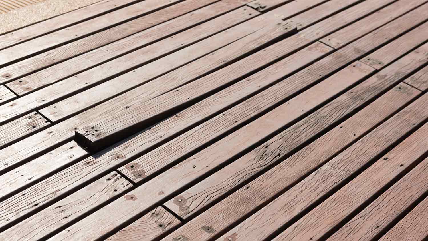 expanded deck boards