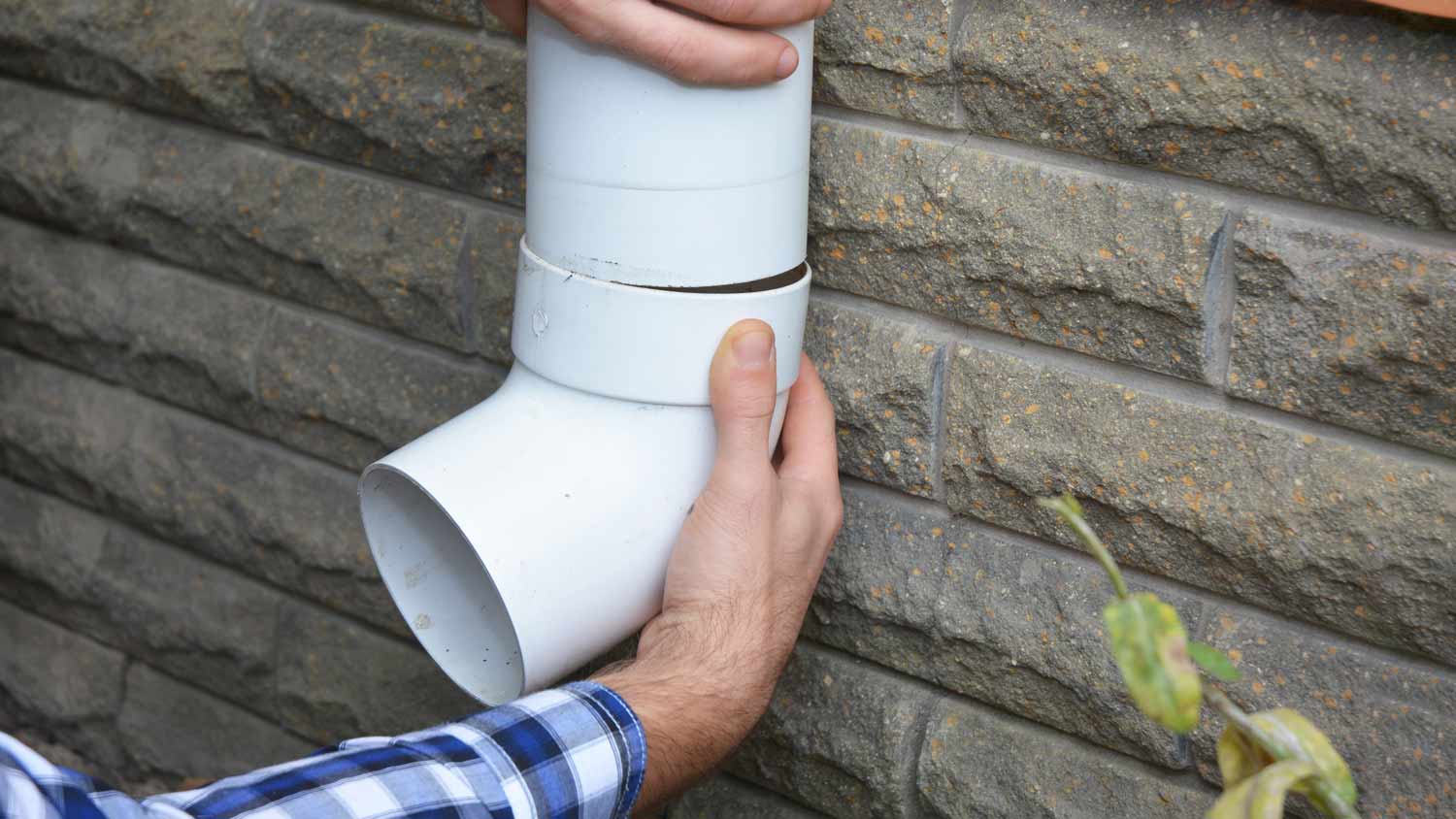 Install rain gutter