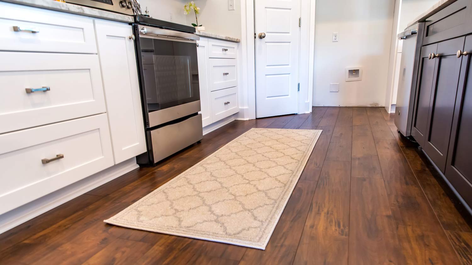 rug in kitchen