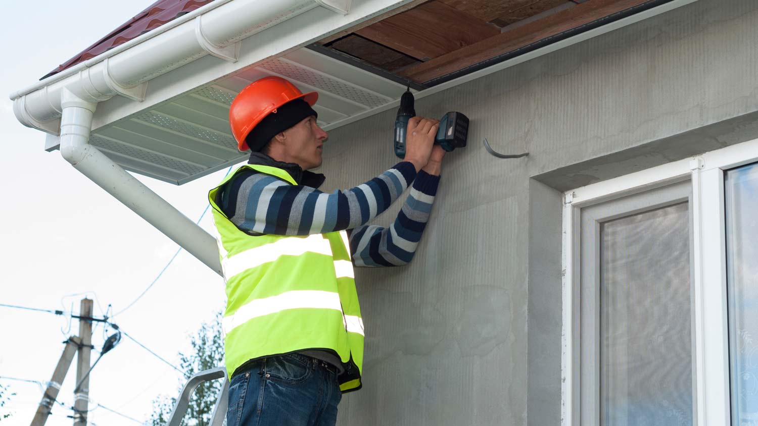 Installation of soffits
