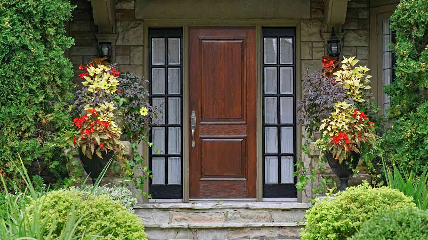 cedar wood front door