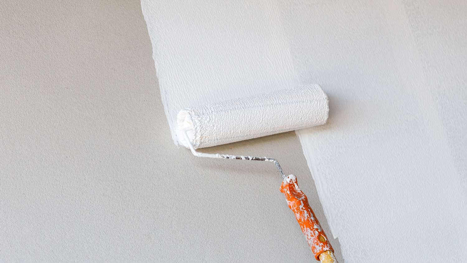 new roller with paint