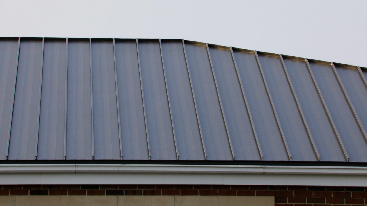 Close-up of a metal roof