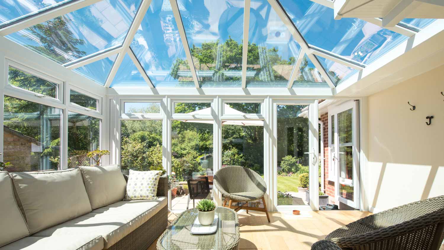 PVC conservatory extension