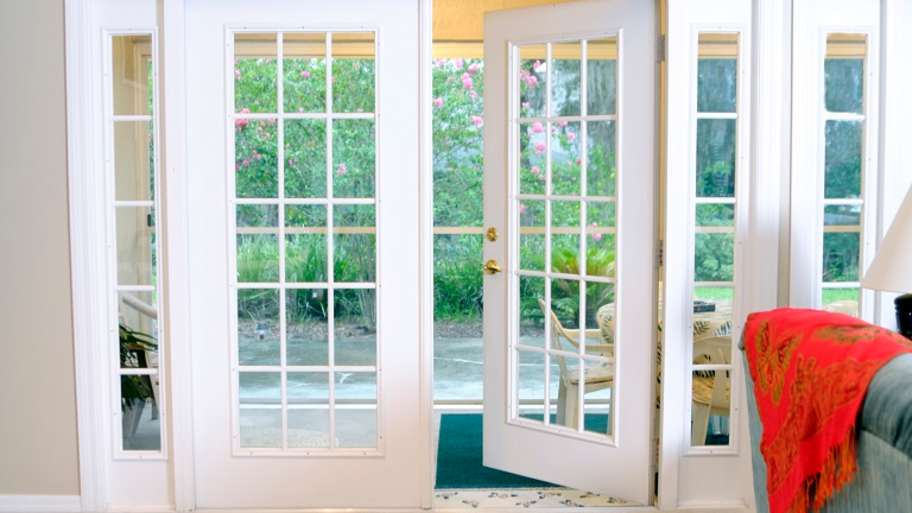 White french doors