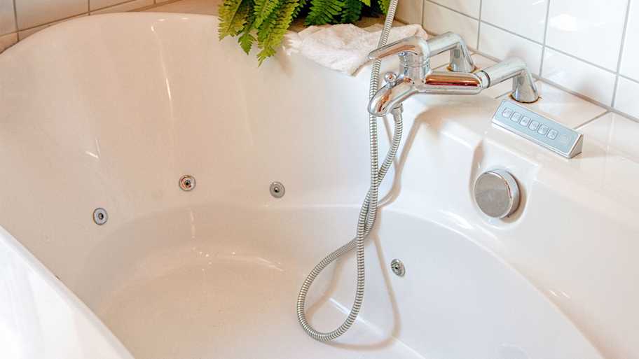 A whirlpool bathtub