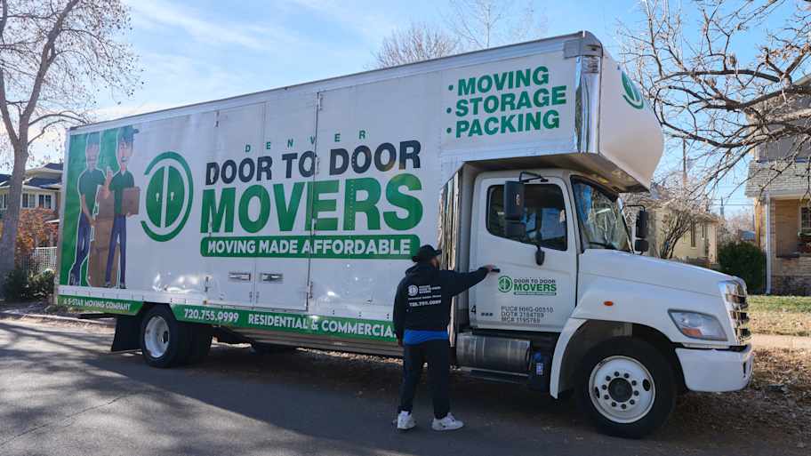 Large moving truck