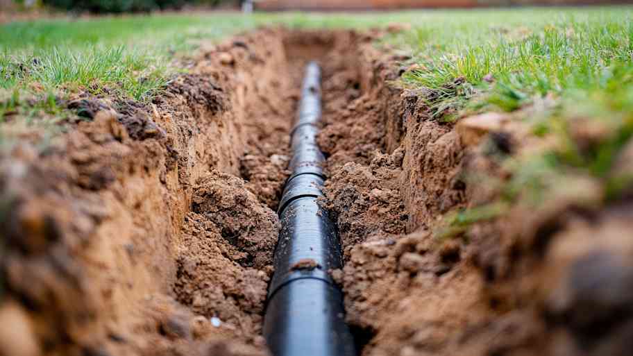 water pipes in ground 
