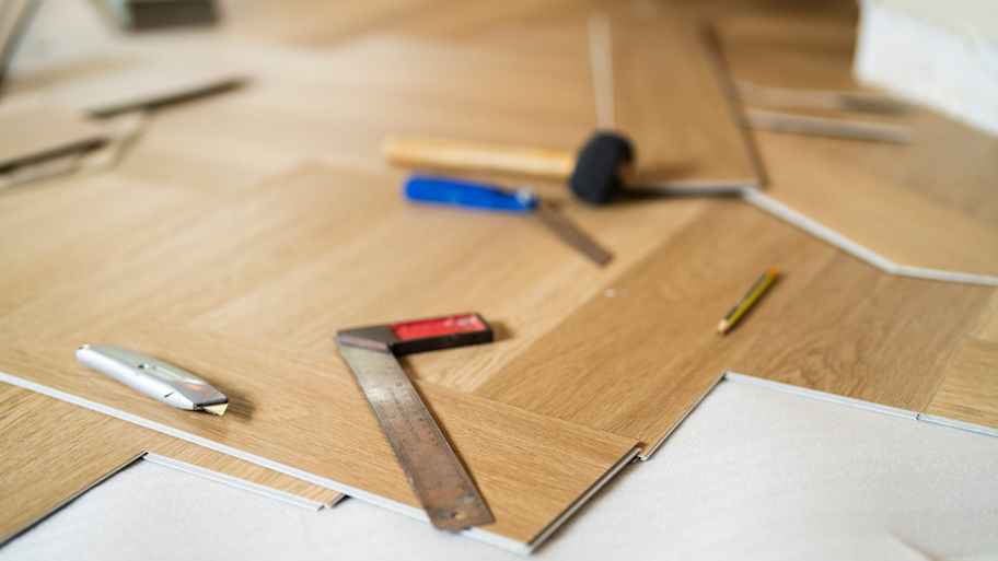 Different carpenter tools  