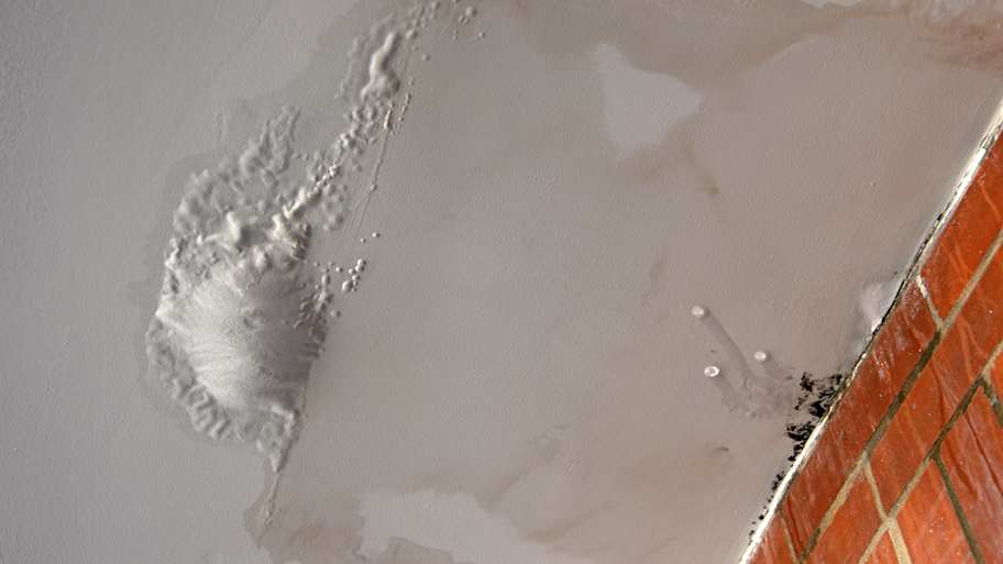 Ceiling with water damage