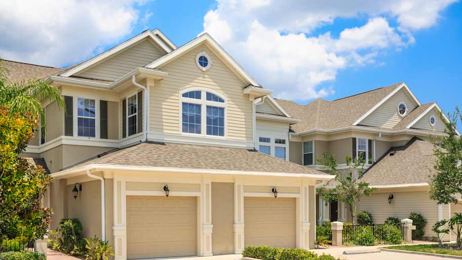 House in a suburban neighborhood