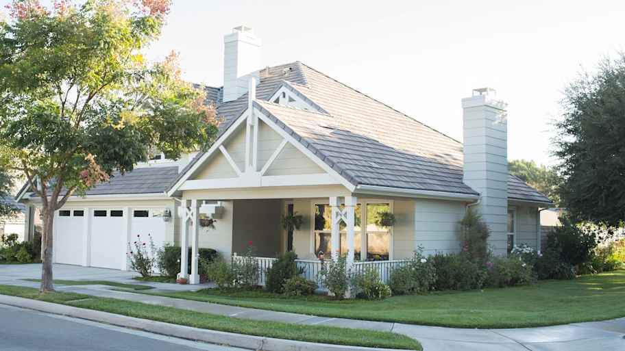 california home with siding