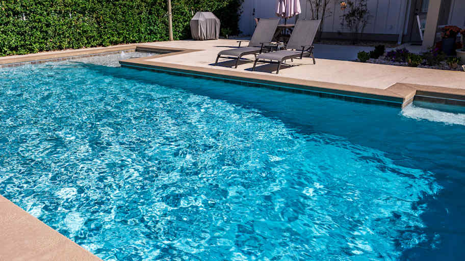 backyard swimming pool in boston Photo:  Ursula Page/ Adobe Stock