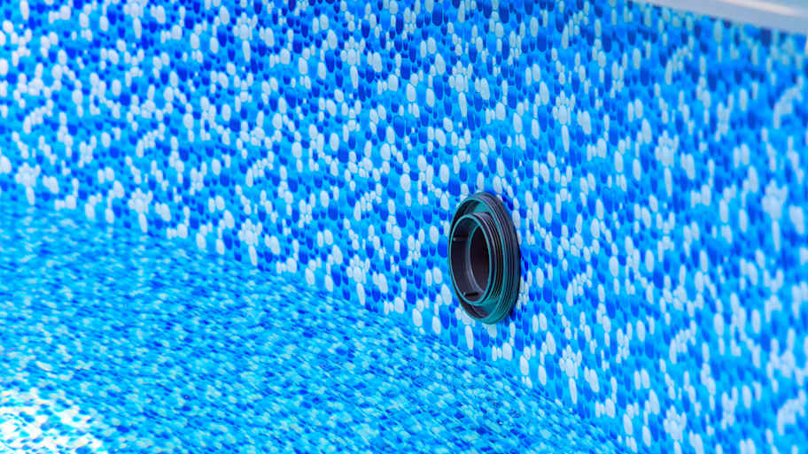 bright mosaic pool liner