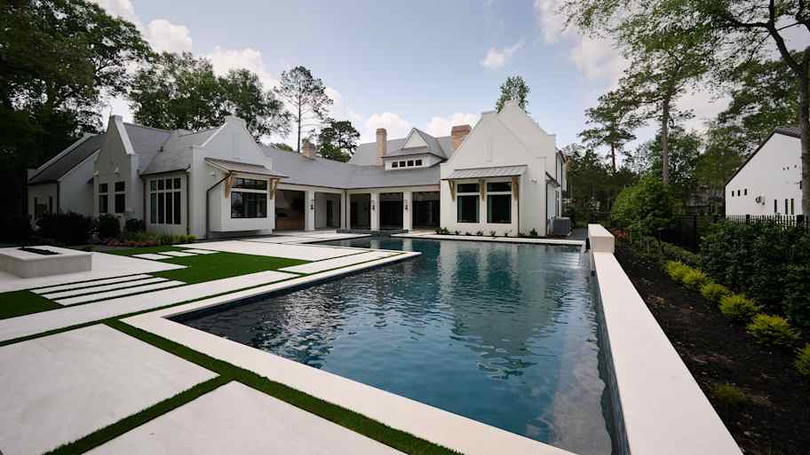 Large house with in-ground swimming pool