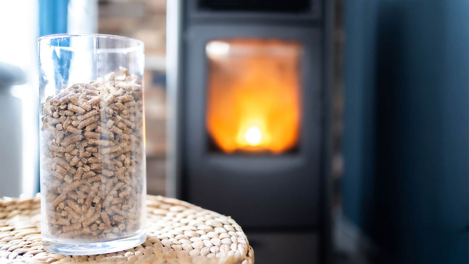 close up of pellets for pellet stove