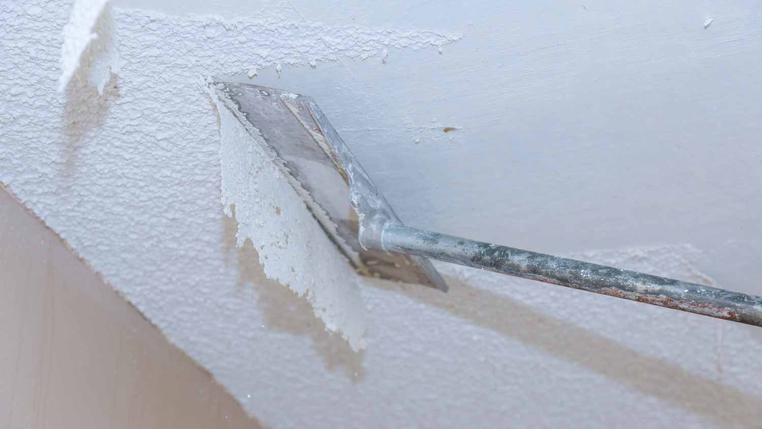 Popcorn ceiling texture