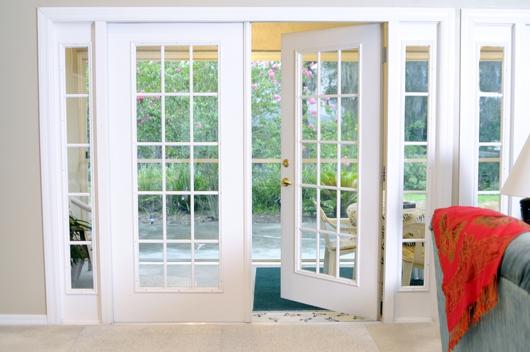 White french doors