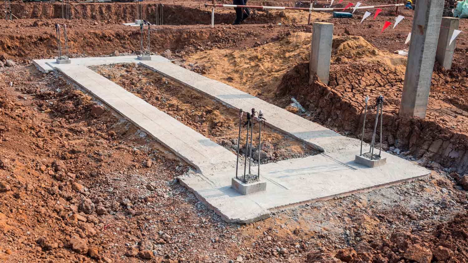Reinforced concrete footing