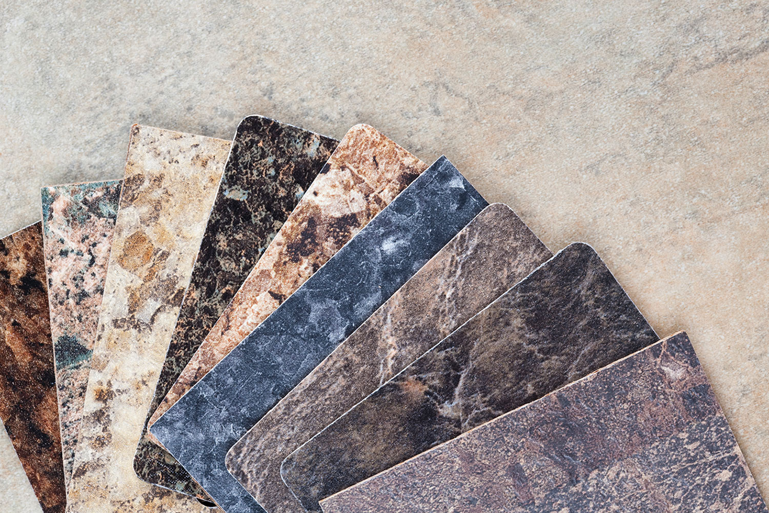 Granite Color Swatches