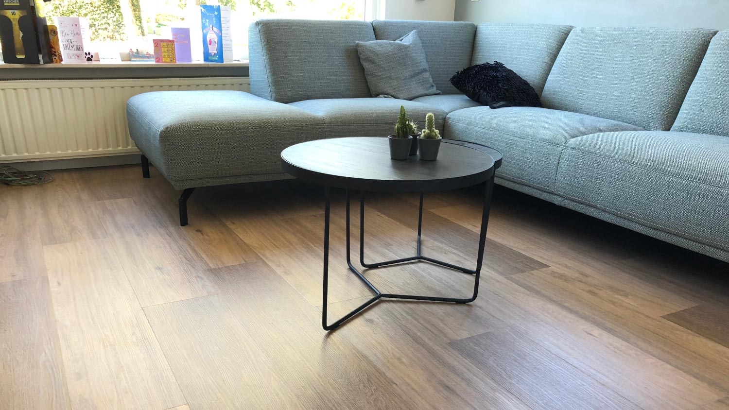 PVC flooring with decoration