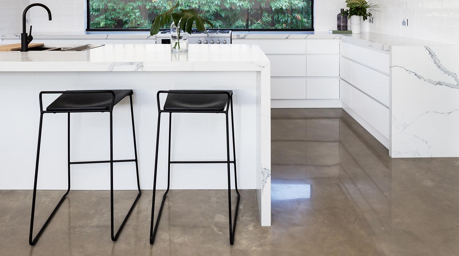 Concrete floors