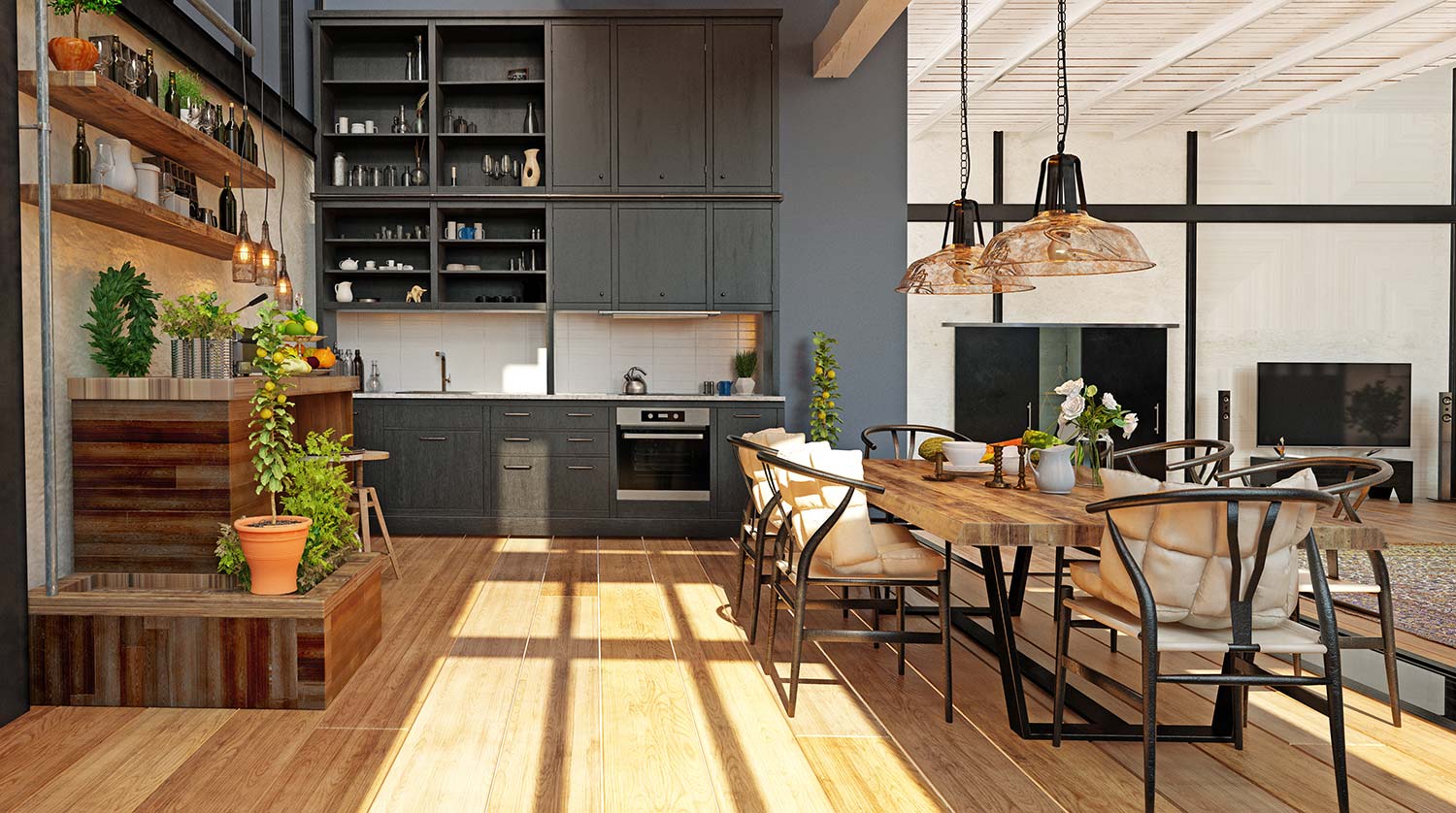 Engineered wood floors