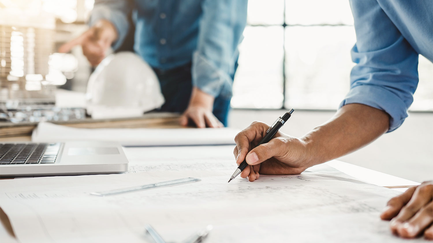 Looking at house plans