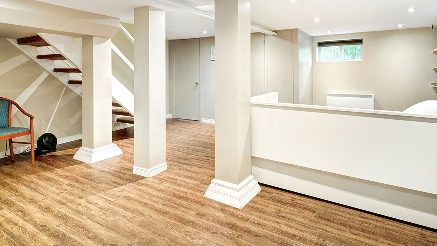 Bright basement
