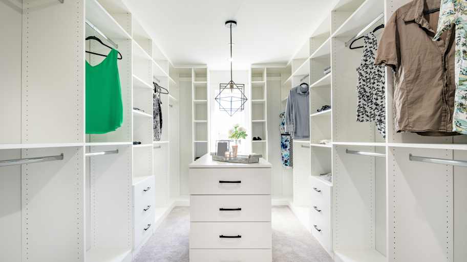 Large walk in closet