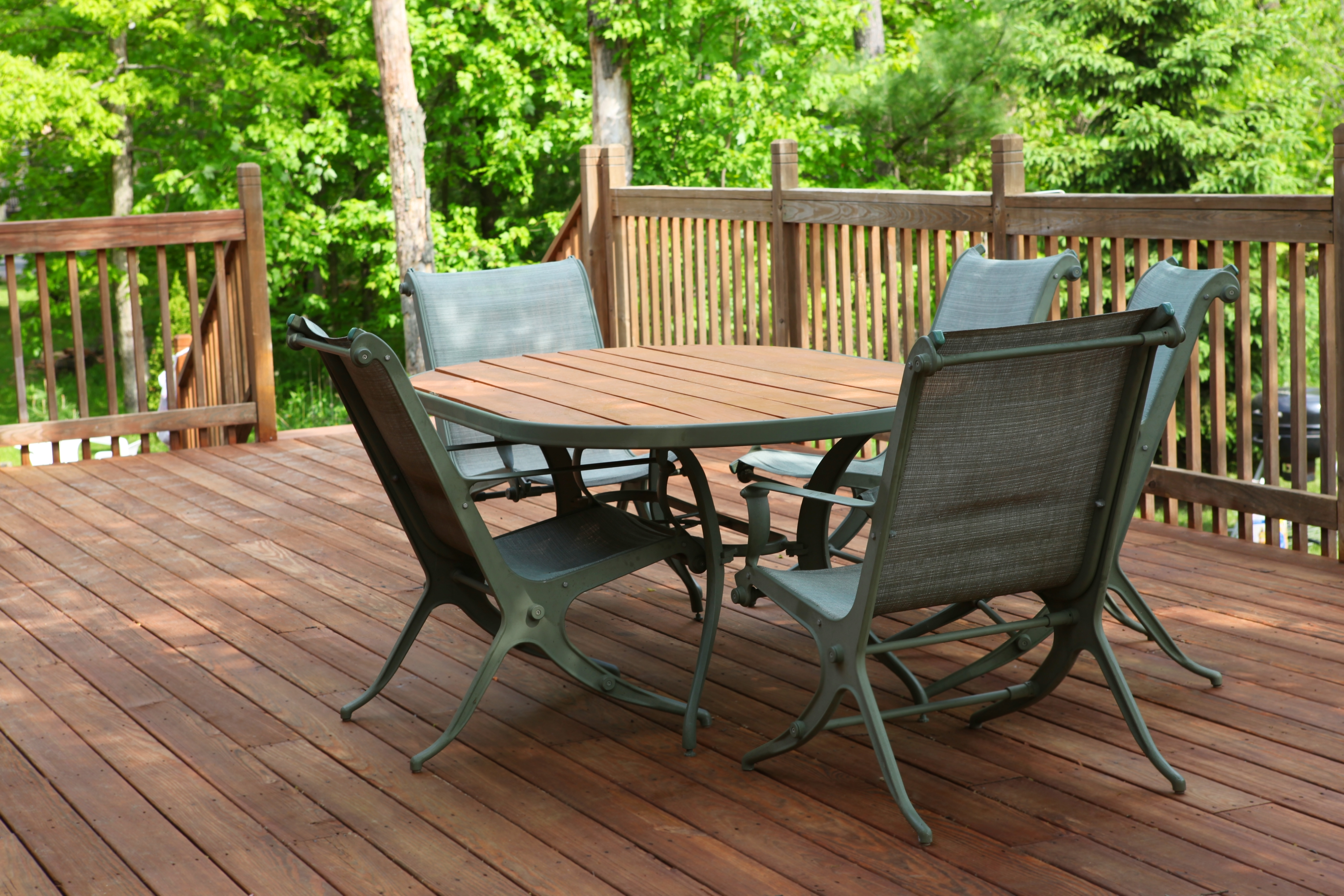 Patio table and chairs