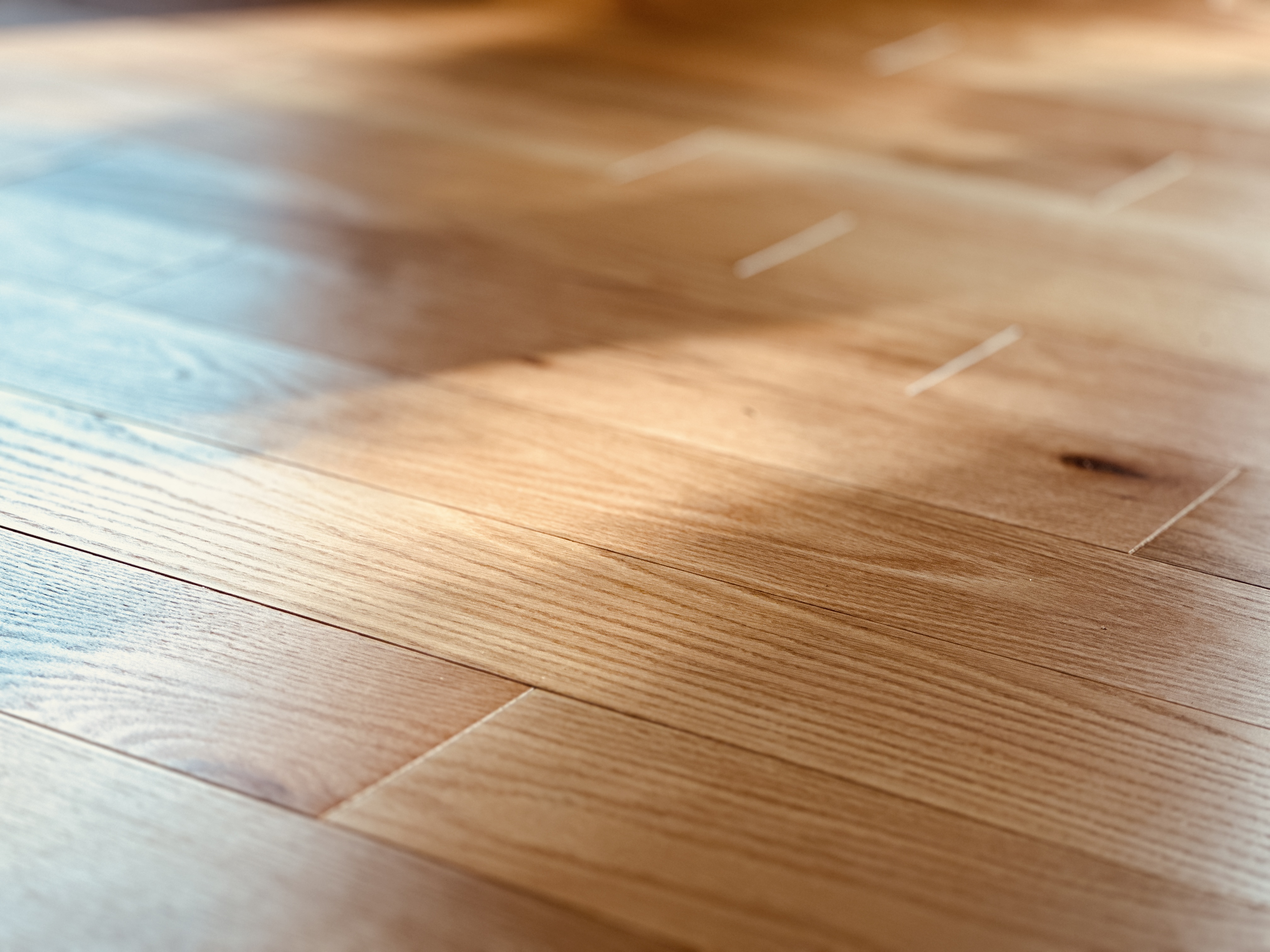 Close up of hardwood floor  
