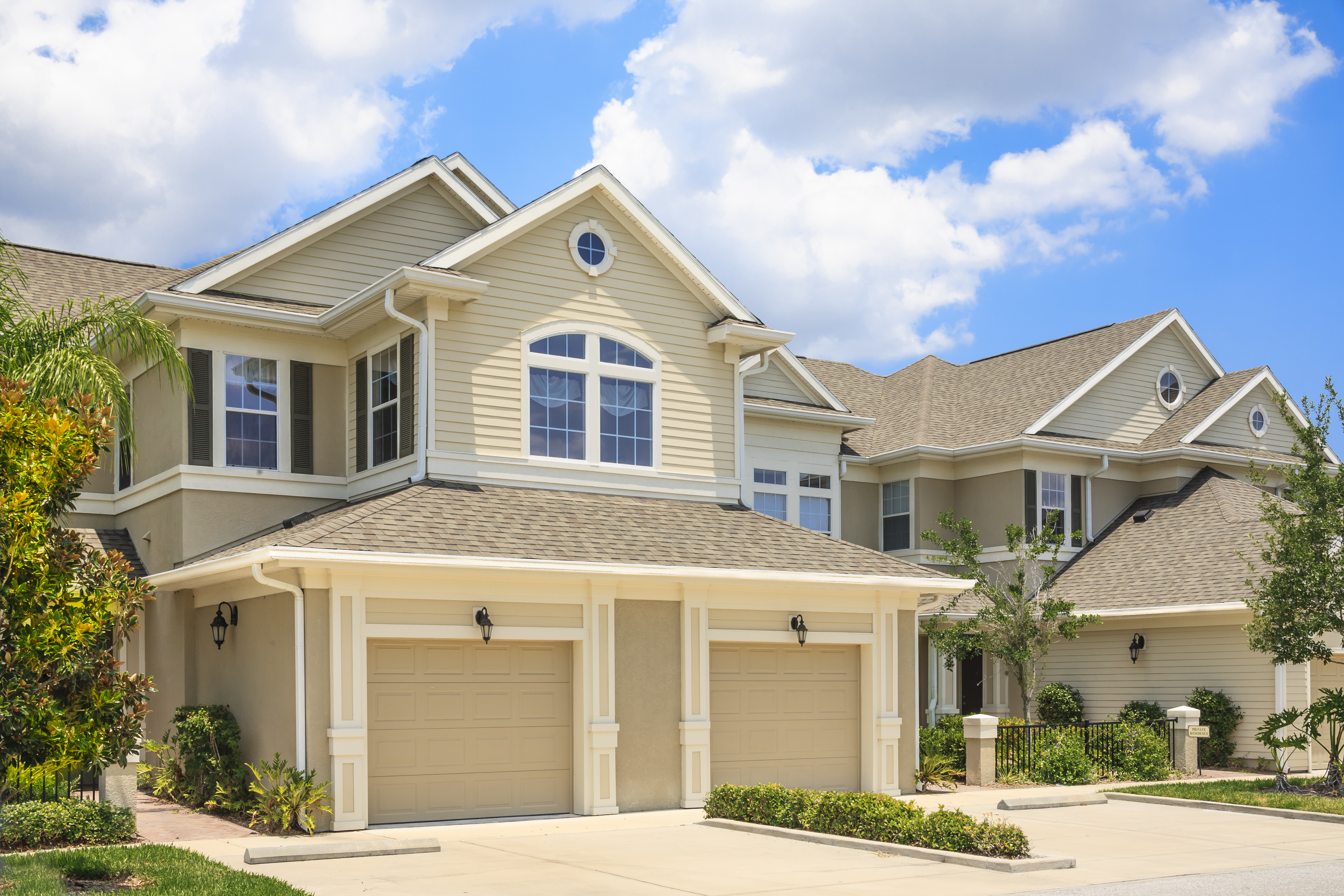 House in a suburban neighborhood