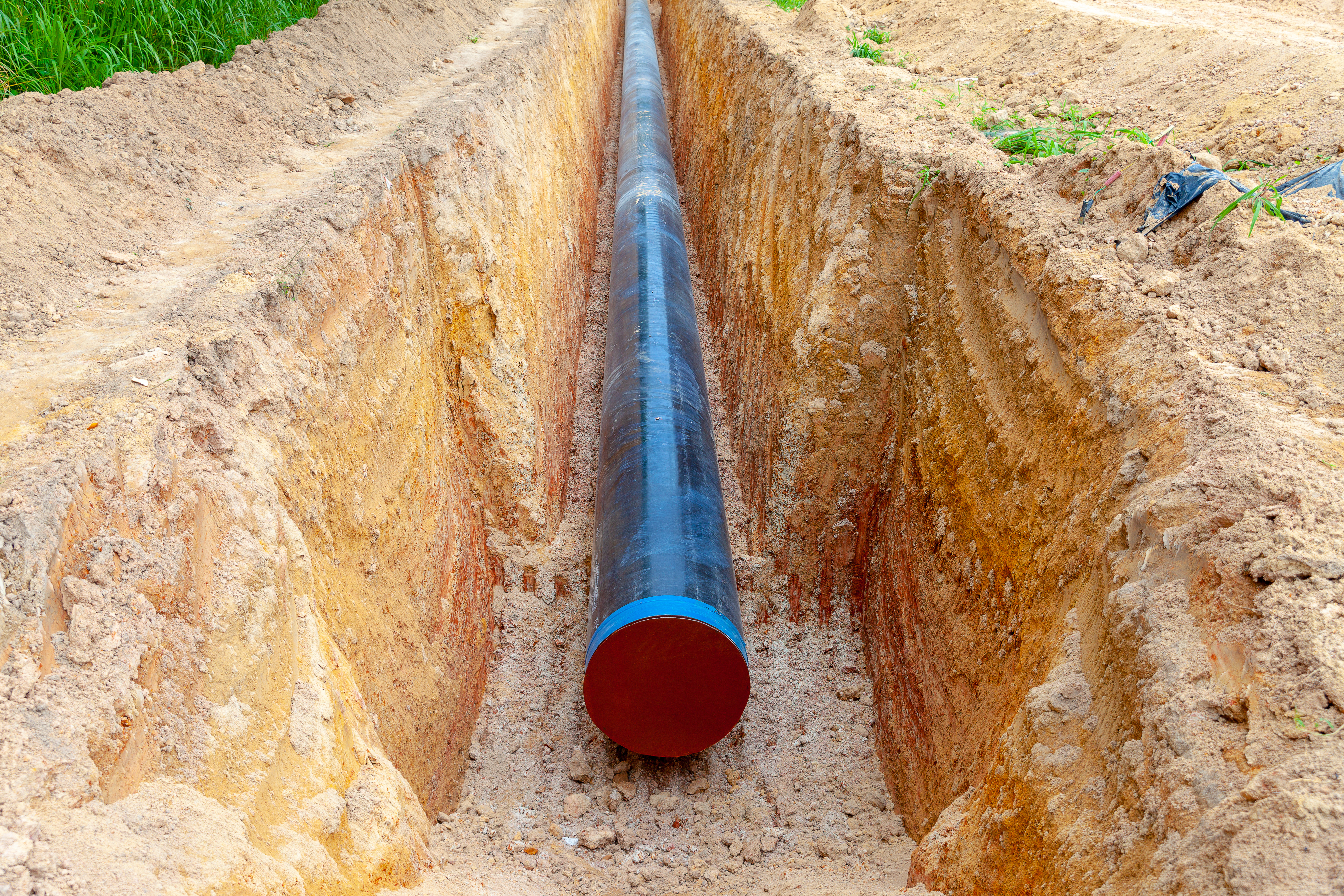 piper installed underground home