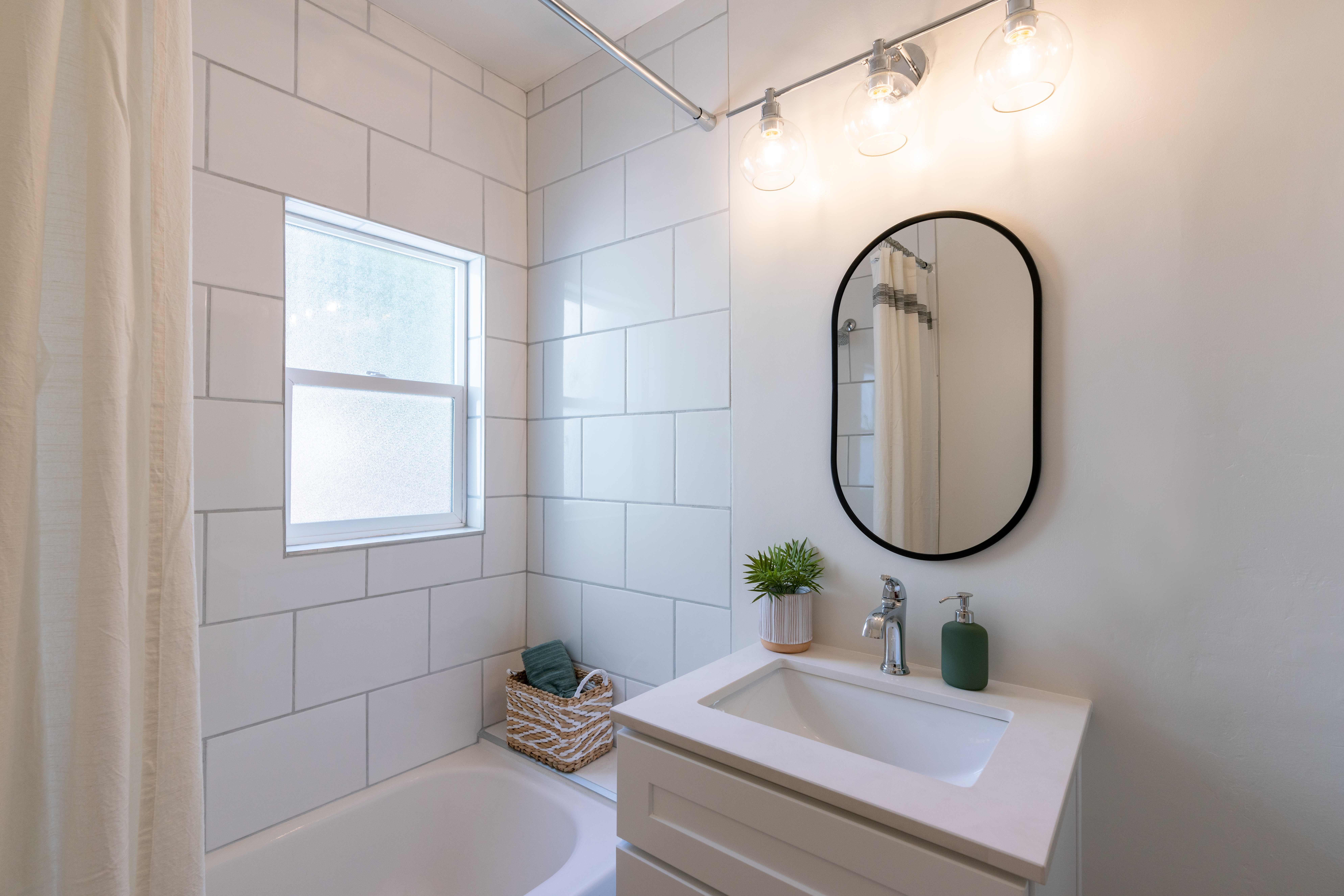 small white bathroom