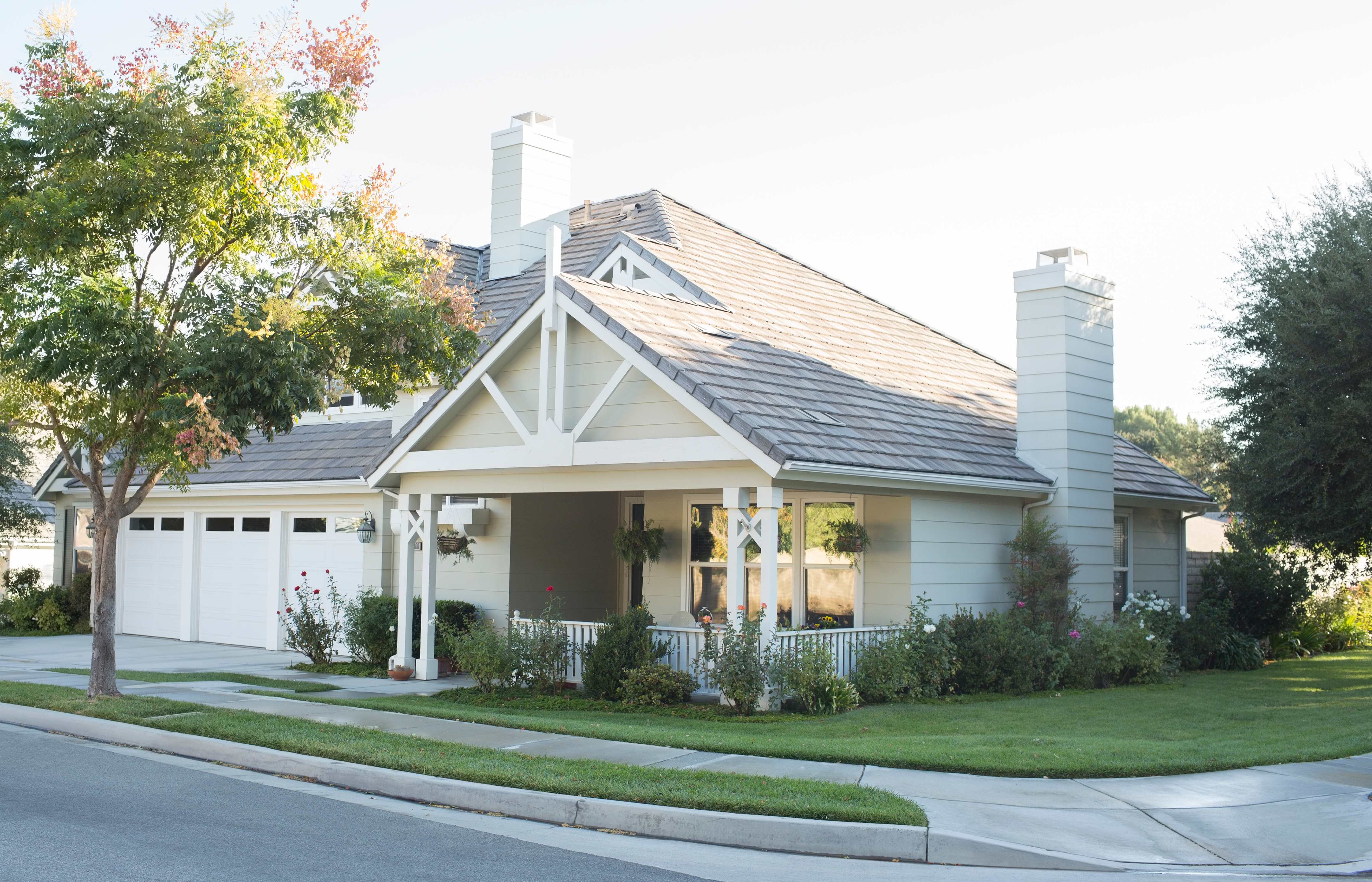 california home with siding