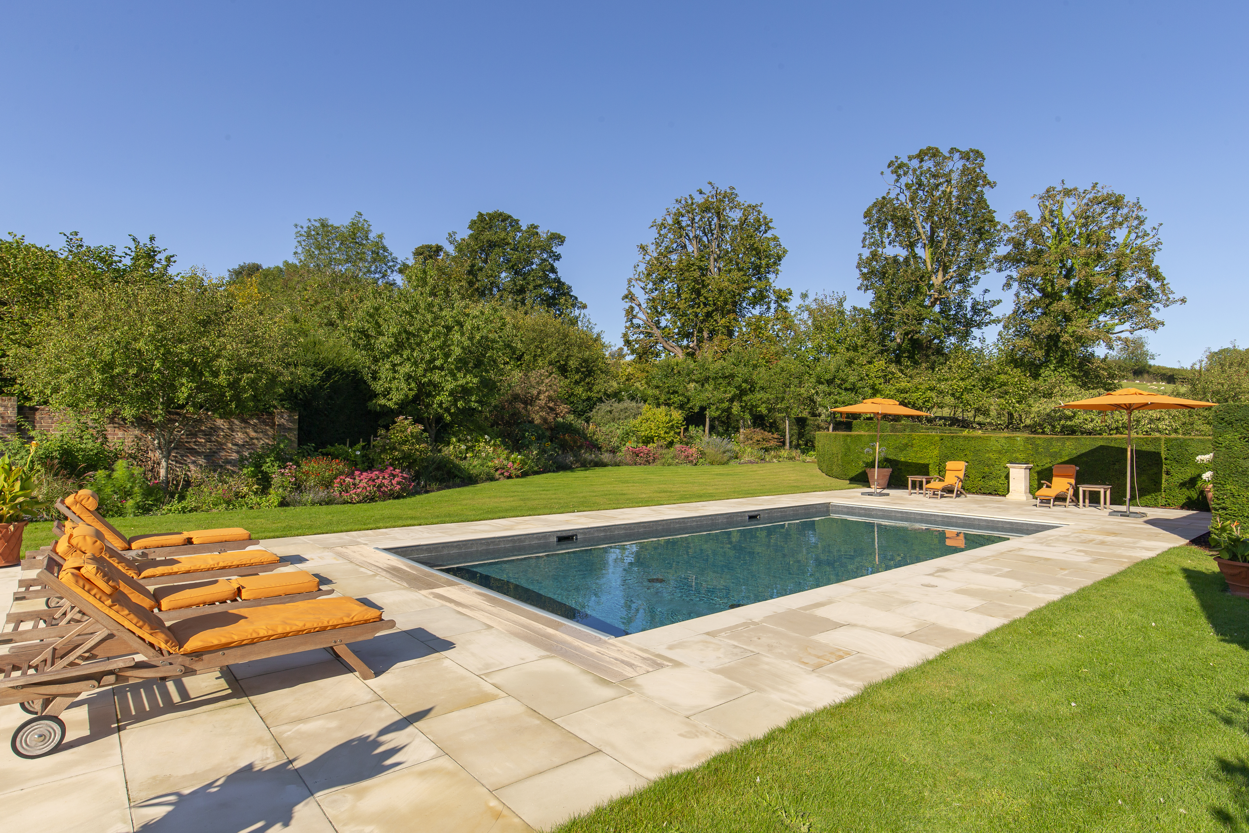 luxury inground pool in atlanta