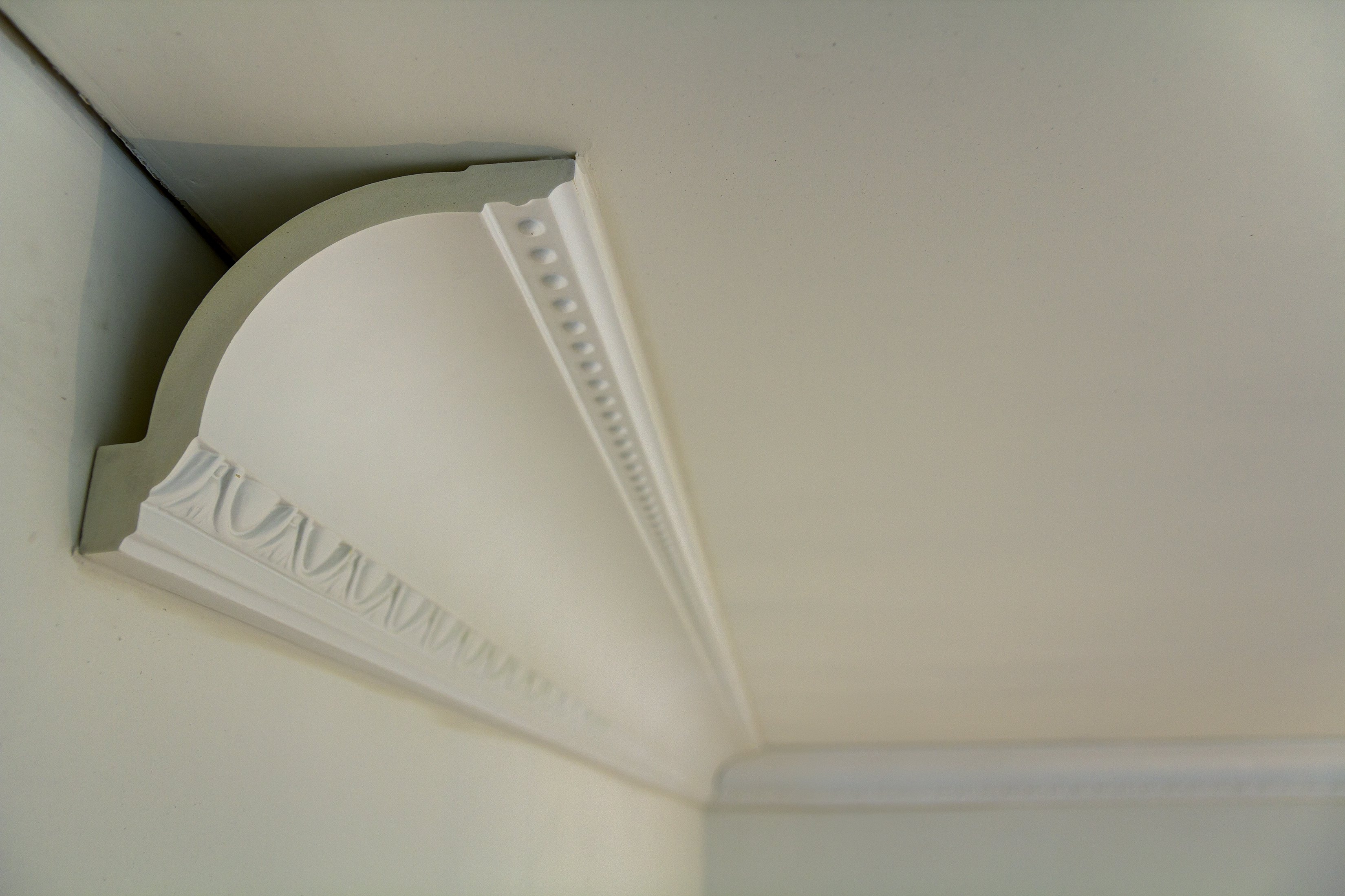 Close-up of crown molding 