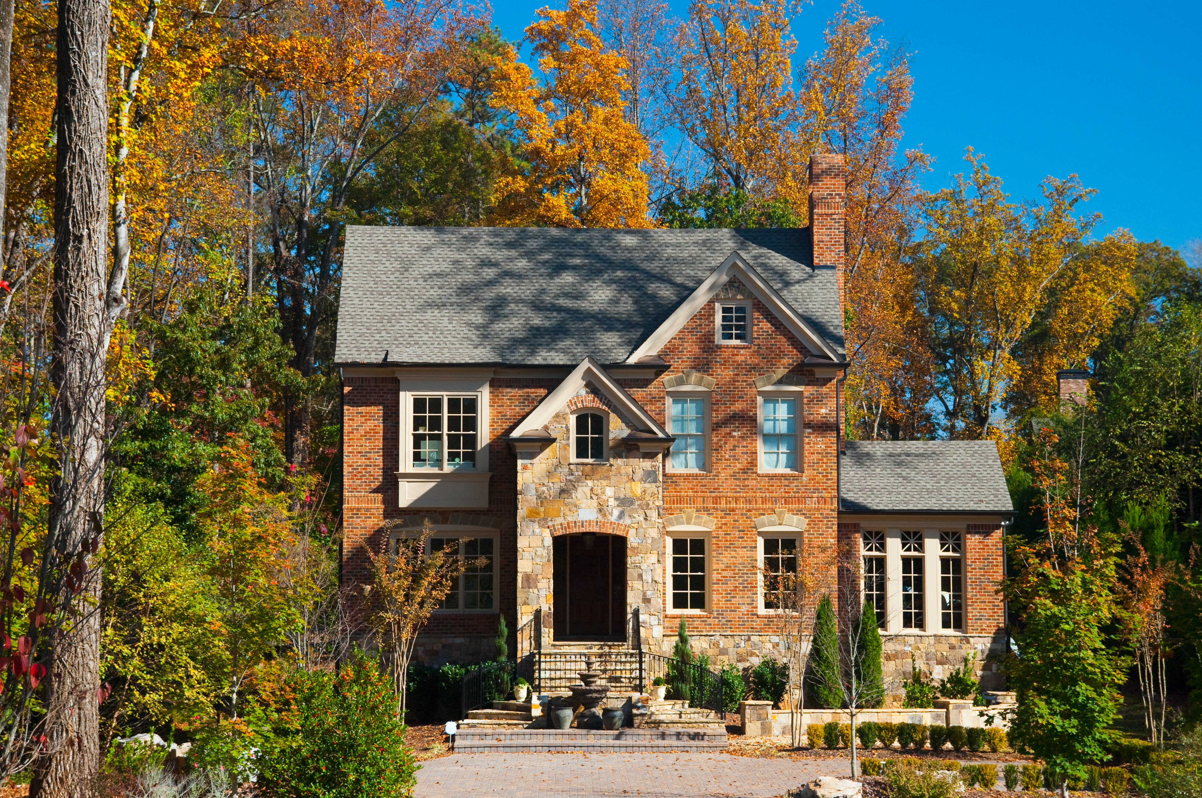 A house with brick siding in Atlanta, GA