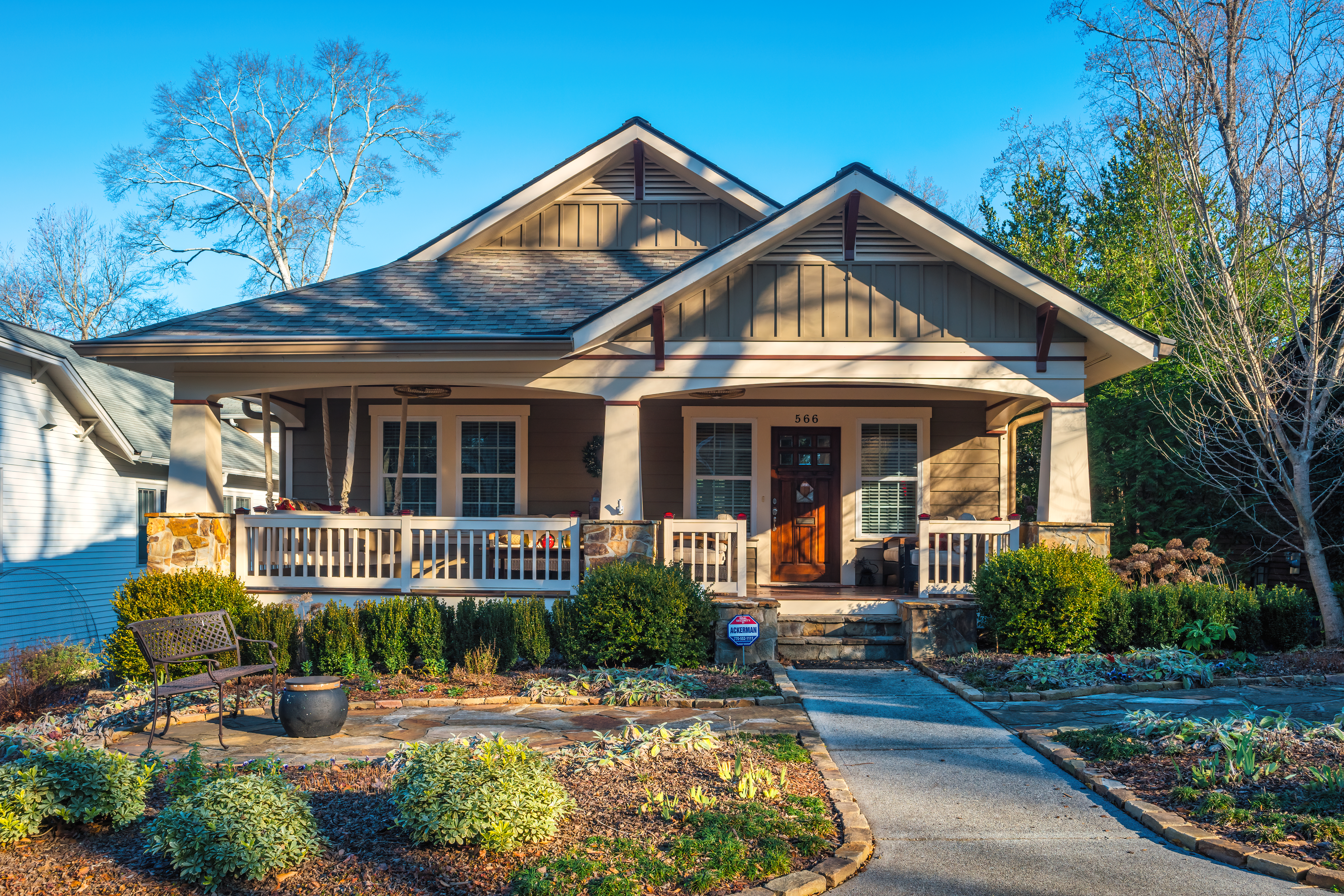 House in the Virginia-Highland quarter of Atlanta Georgia USA