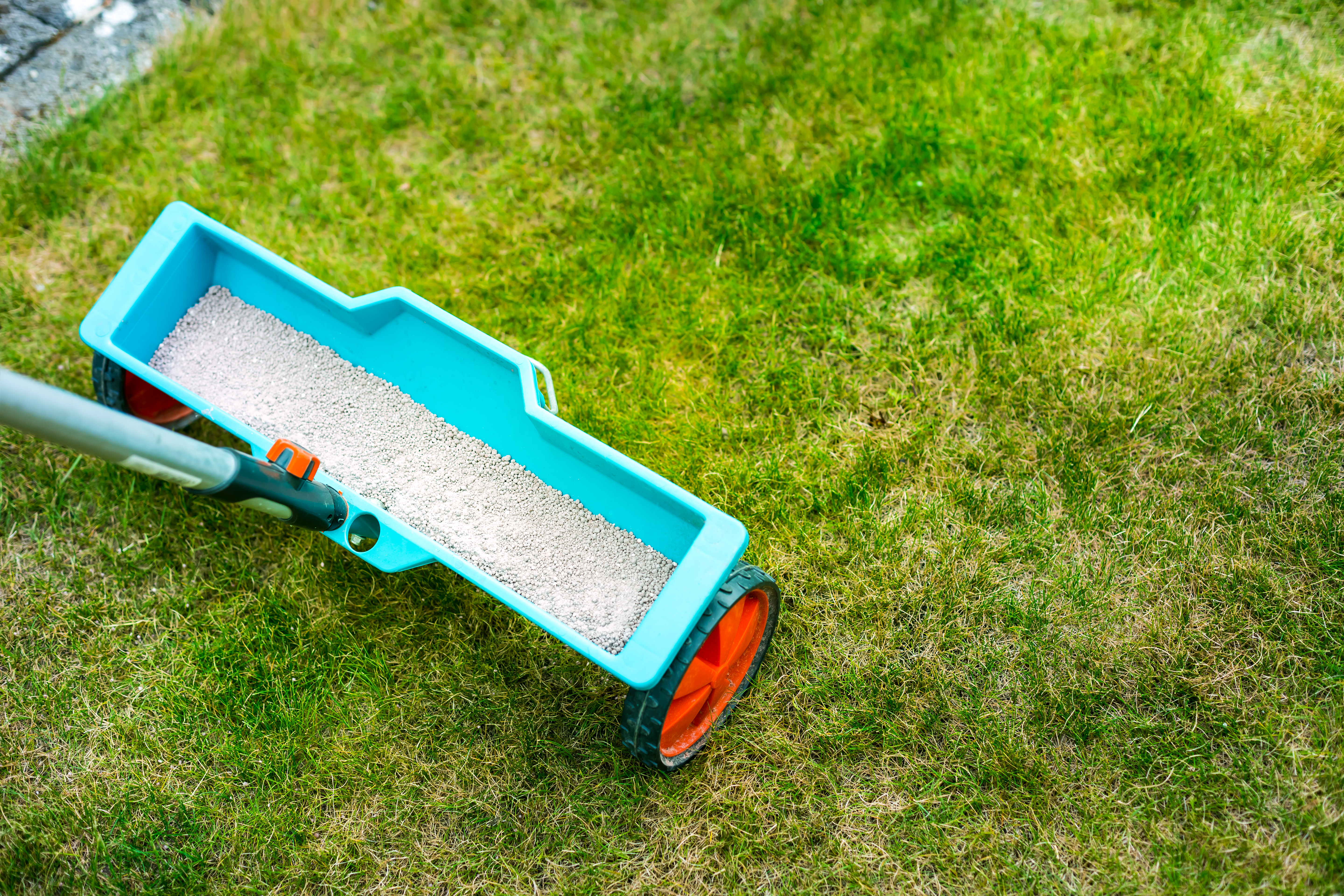 Lawn spring fertilization tool