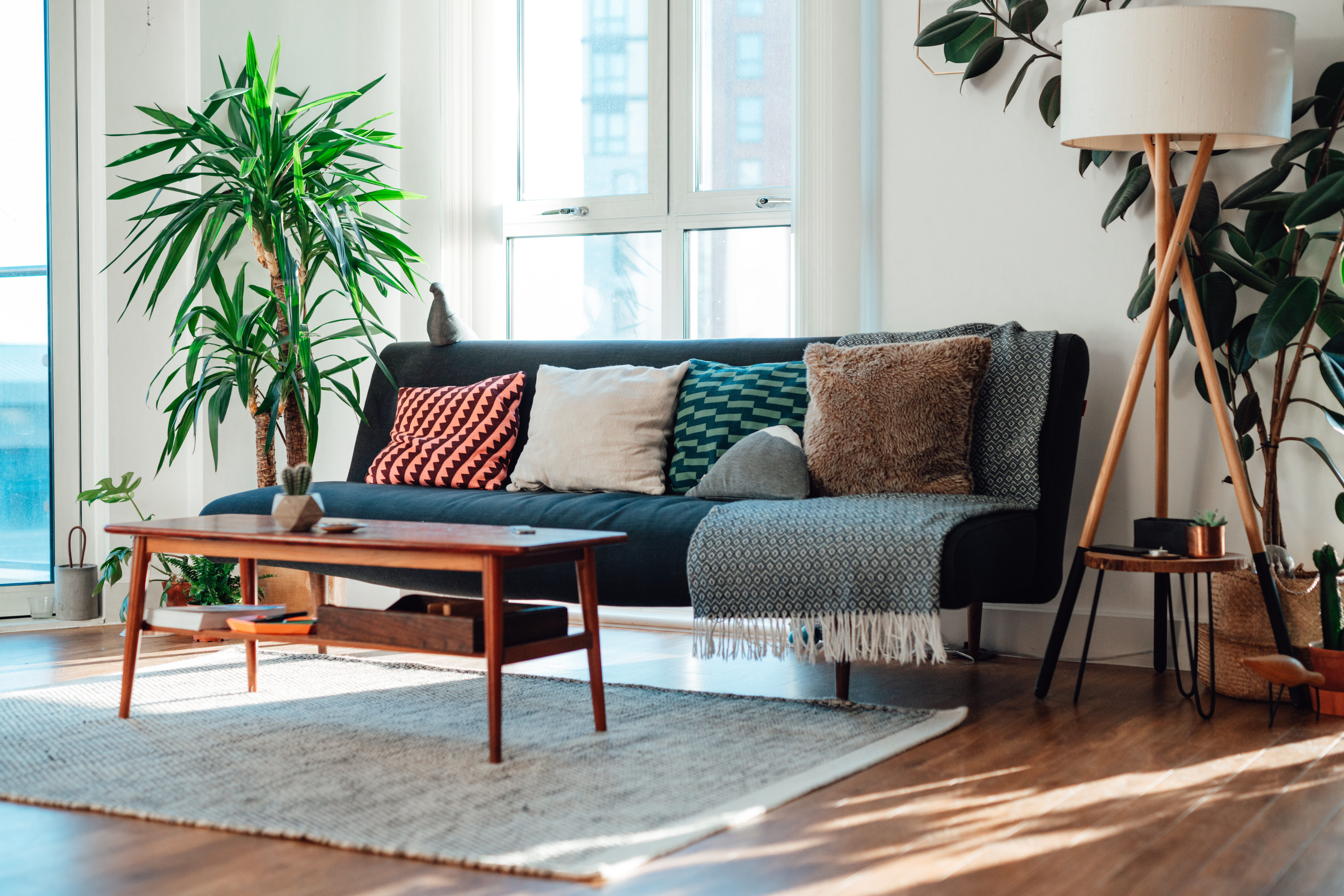 Modern and stylish living room