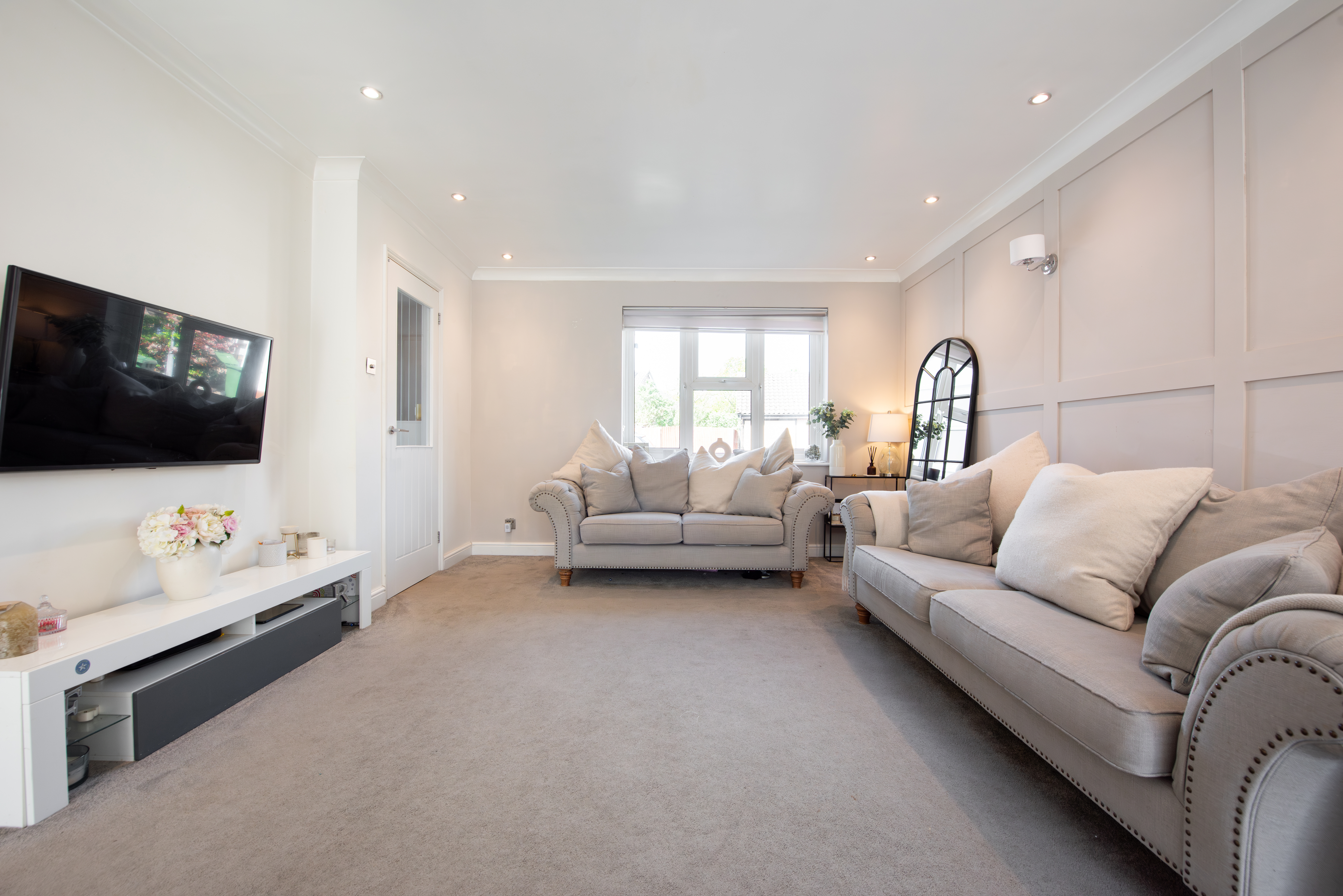 Interior view of a living room 