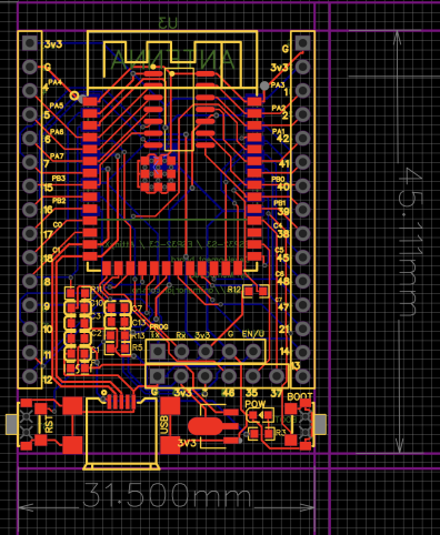PCB Design of Custom ESP32-S3 ESP32-C3 and ATTinyXX4