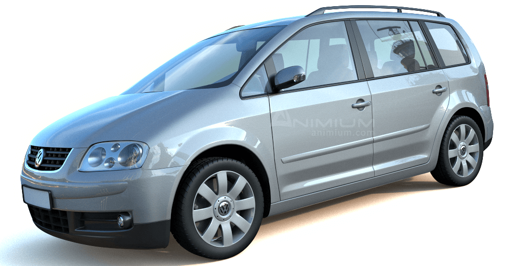 2003 Volkswagen Touran 3d model