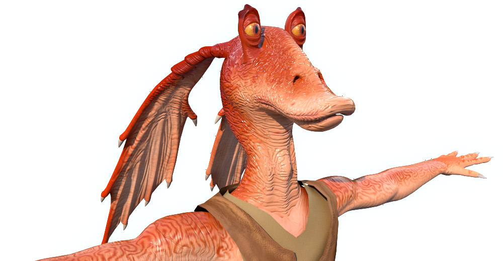 Jar Jar Binks 3d model