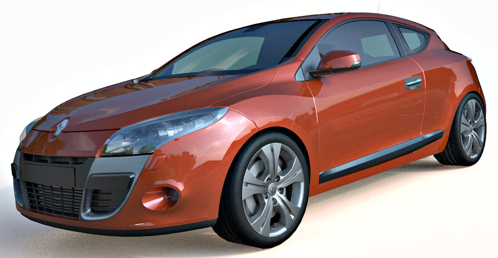 Renault Megane 3 3d model