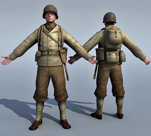 soldier 3d model