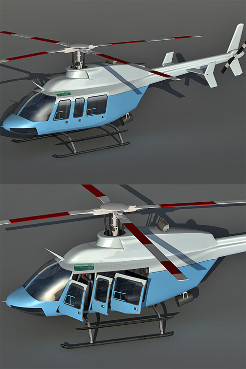 Bell 407 3d model