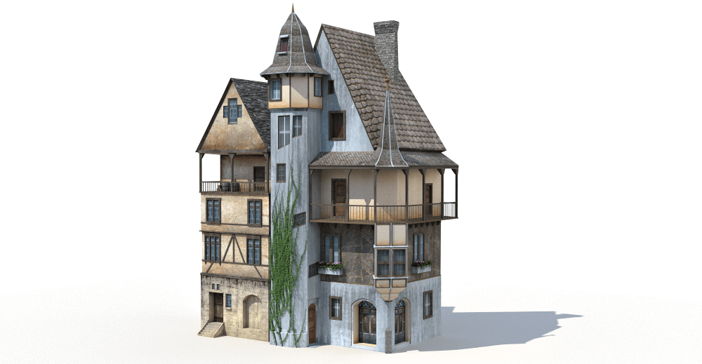 Medieval House 3d model